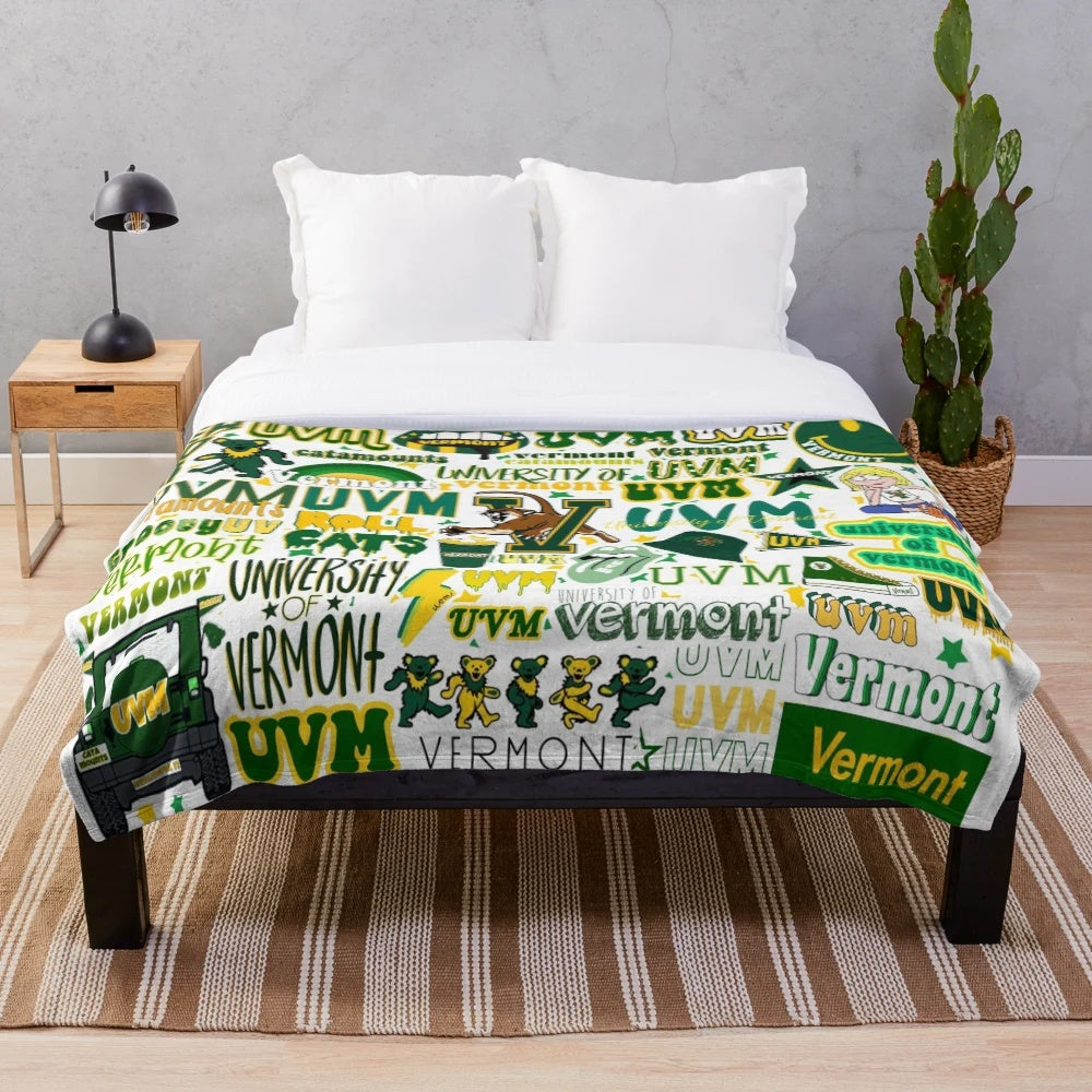 University of Vermont Catamounts Plush Blanket