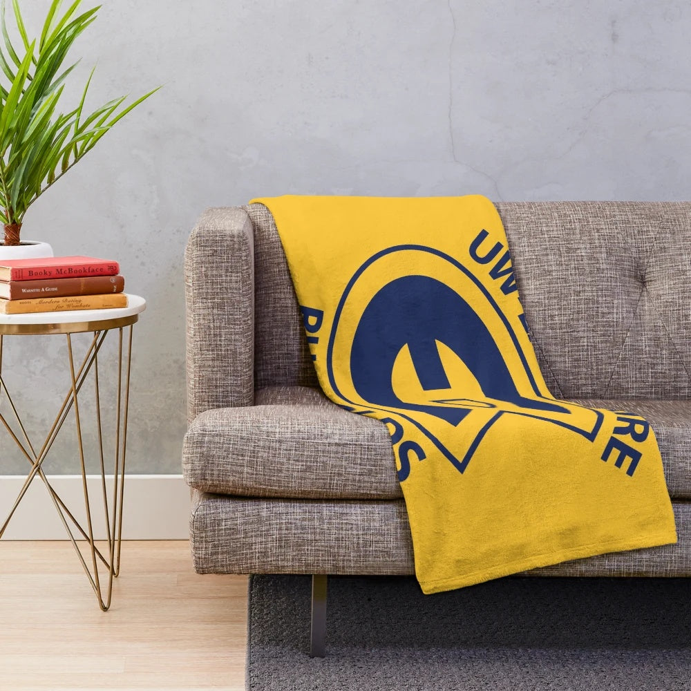 University of Wisconsin-Eau Claire Plush Blanket for Ice Hockey Fans