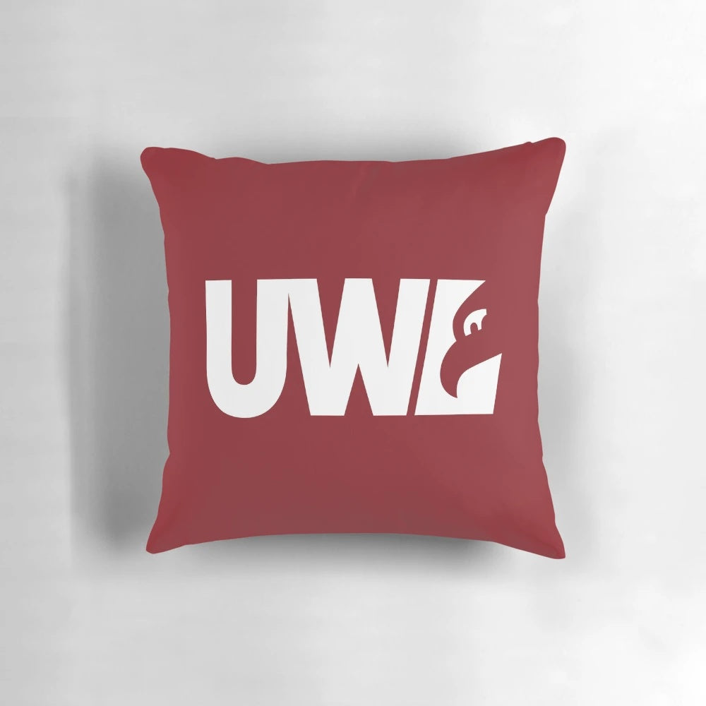 University of Wisconsin-La Crosse Badgers Ice Hockey Pillow
