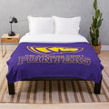 University of Wisconsin–Stevens Point Plush Blanket featuring the Badgers logo