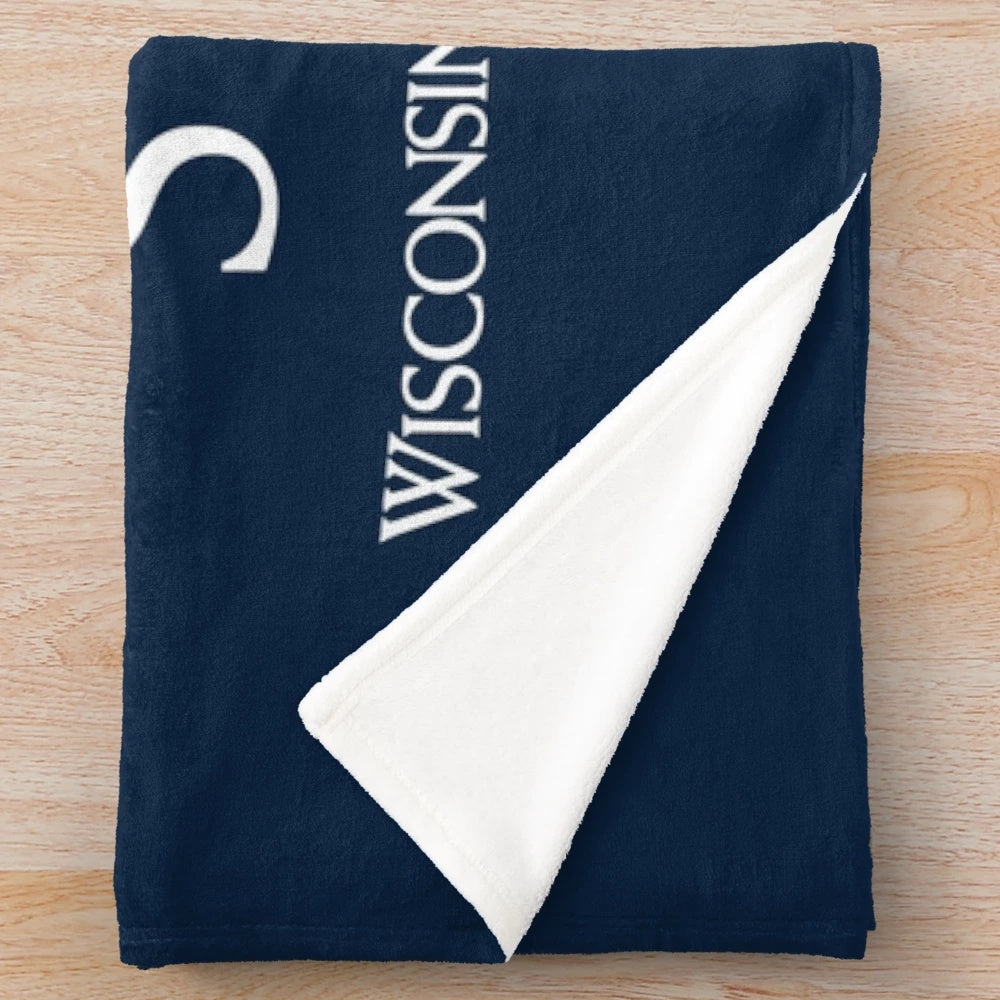 University of Wisconsin-Stout Plush Blanket with College Logo