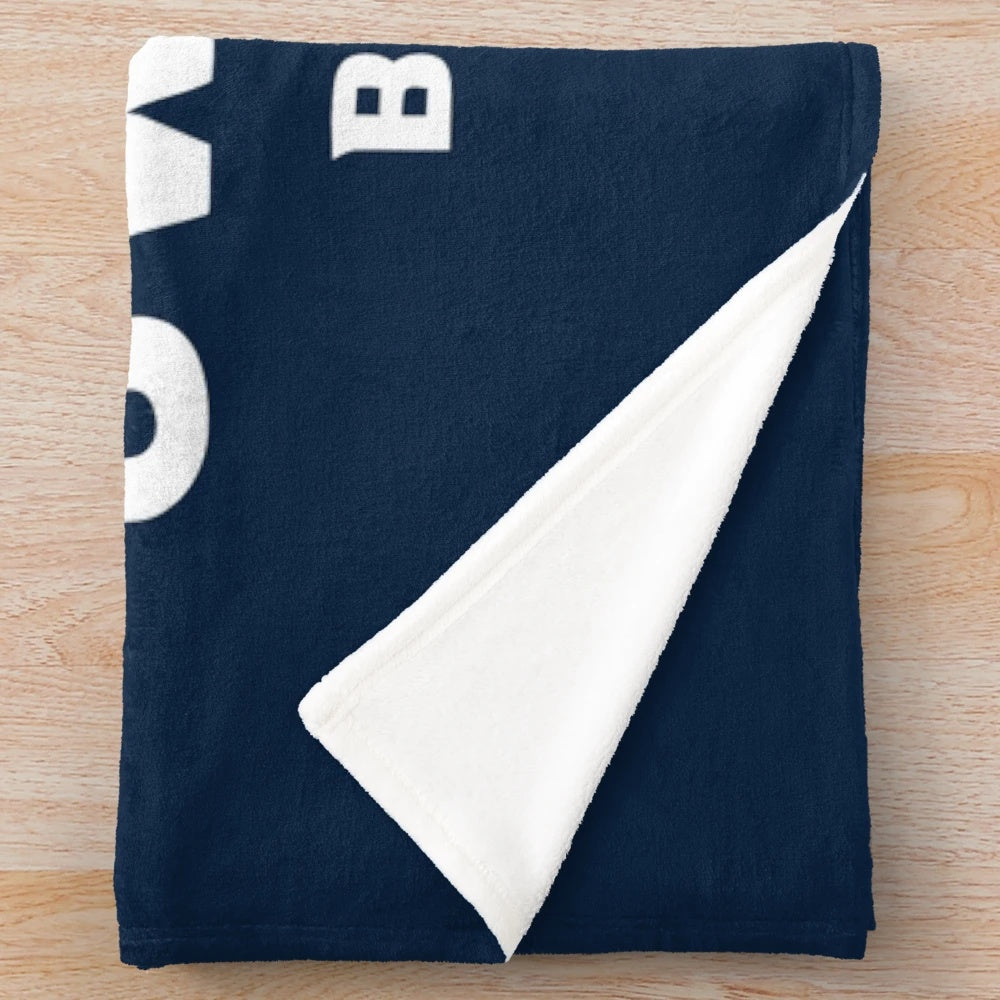 University of Wisconsin-Stout Plush Blanket with College Logo and Mascot