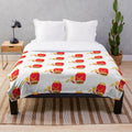 Soft, comfortable plush blanket inspired by the iconic McDonald's Happy Meal