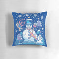 A plush, Freezy Winterland-themed pillow with Banjo Kazooie characters and a festive Christmas sweater design.