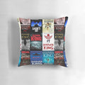 A plush, decorative pillow featuring the iconic Stephen King book cover design