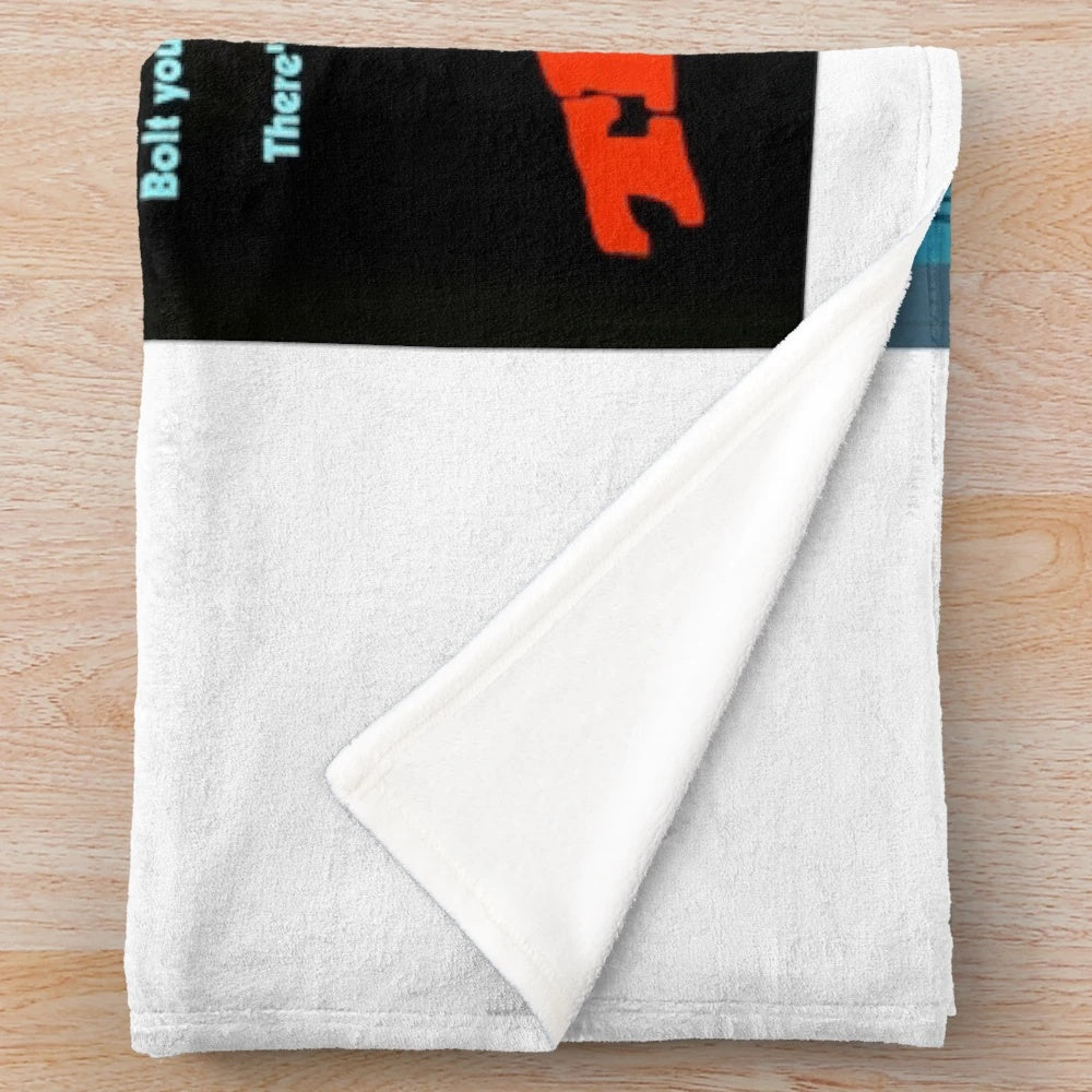 Plush blanket featuring eerie imagery from the 80s horror film "The Fog