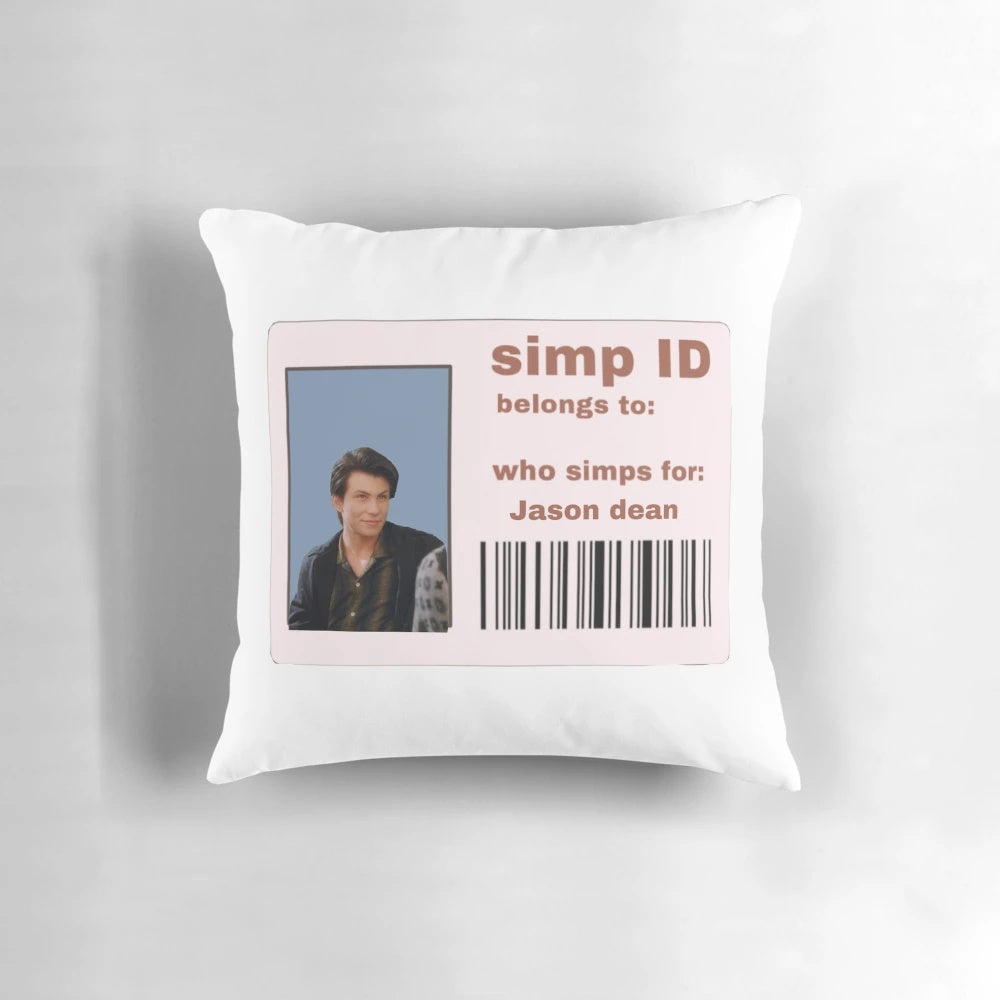 Jason Dean Heathers the Musical Simp ID Pillow