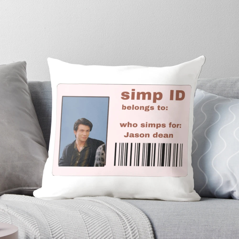 Jason Dean Heathers the Musical Simp ID Pillow