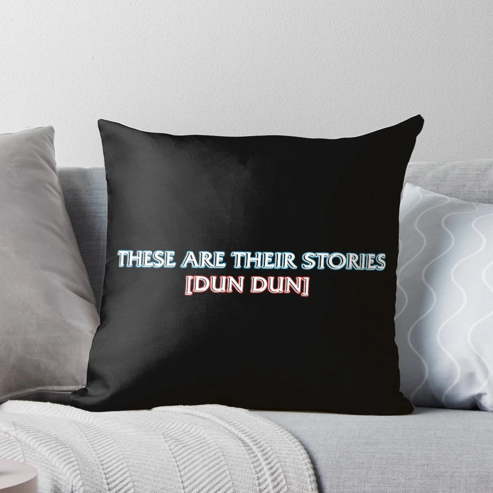 A plush, comfortable pillow featuring the iconic "Dun Dun" sound effect from the TV show Law & Order: SVU.