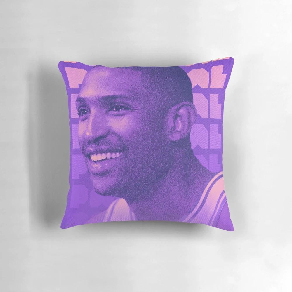 Soft, plush pillow featuring the image of Boston Celtics star player Al Horford