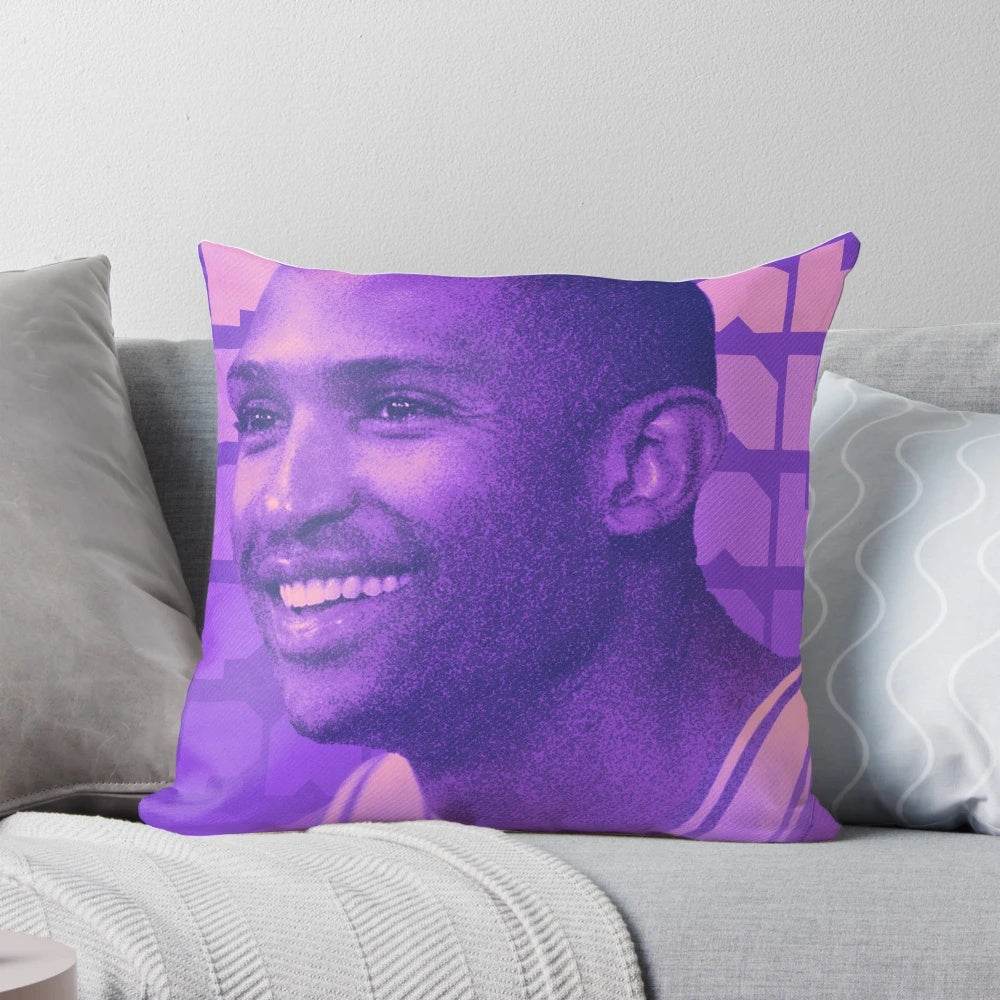 Soft, plush pillow featuring the image of Boston Celtics star player Al Horford