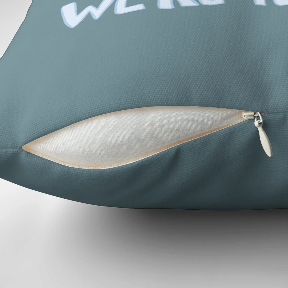 A plush pillow featuring the characters from the popular web series Critical Role.