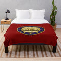 Plush blanket featuring the West Wing podcast logo