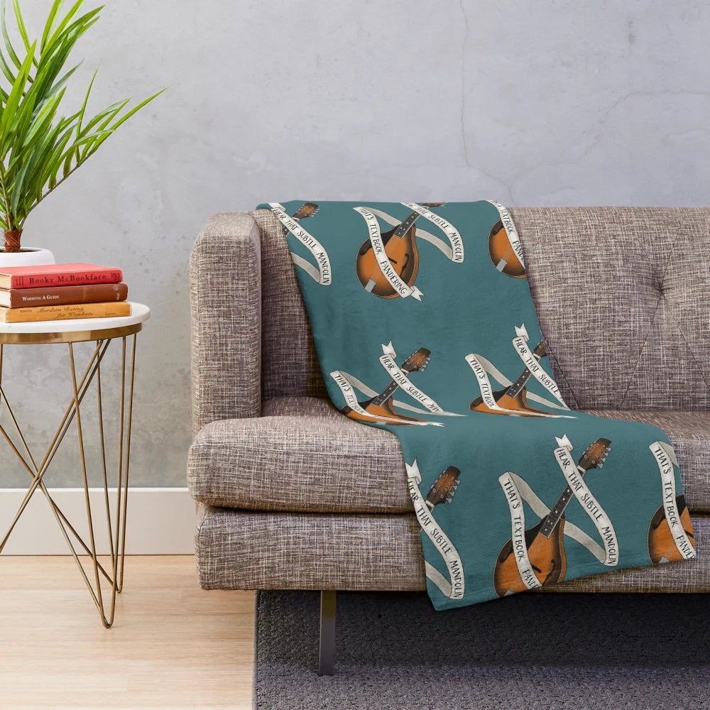 Bo Burnham "That's Textbook Pandering" inspired plush blanket