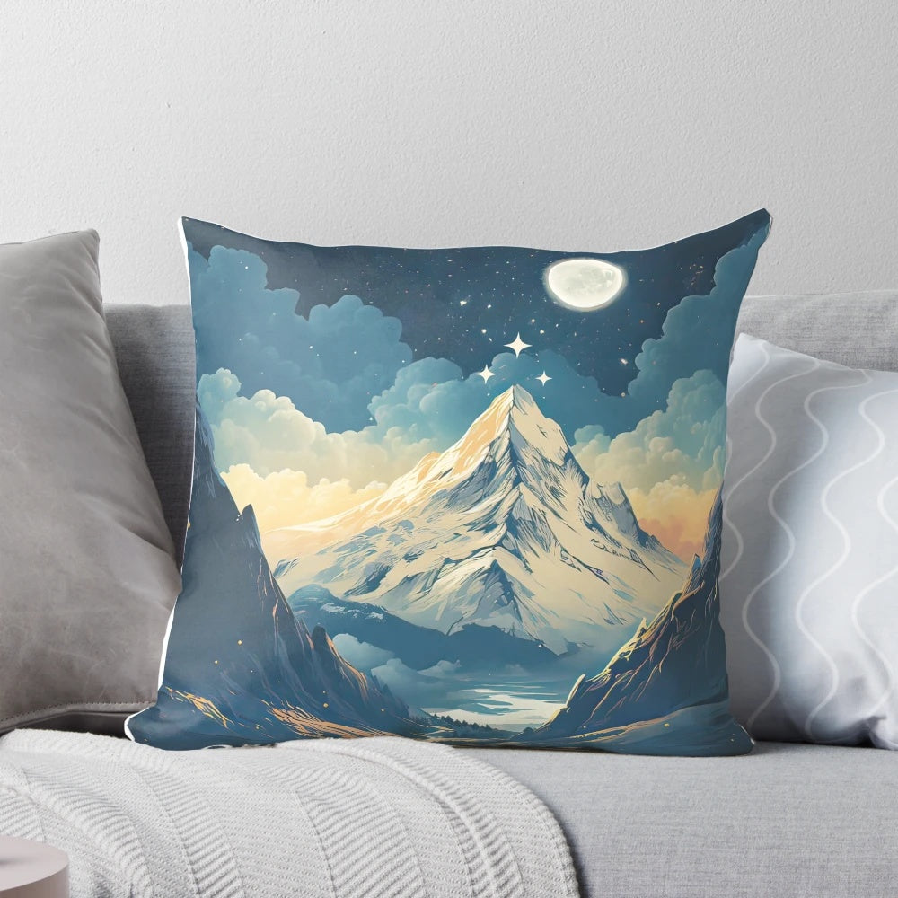 Soft, plush pillow featuring the Velaris Night Court from the ACOTAR series by Sarah J. Maas