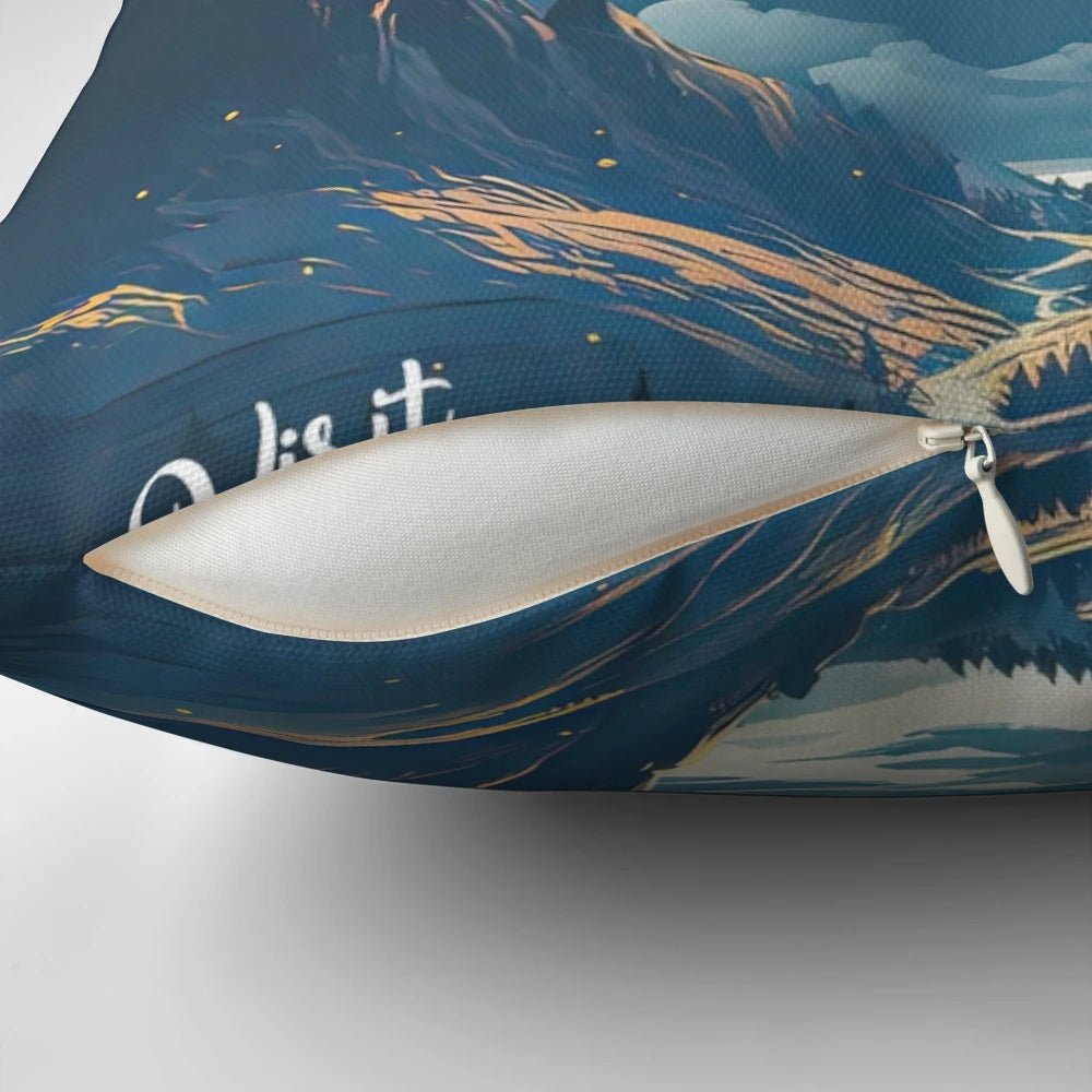 Soft, plush pillow featuring the Velaris Night Court from the ACOTAR series by Sarah J. Maas