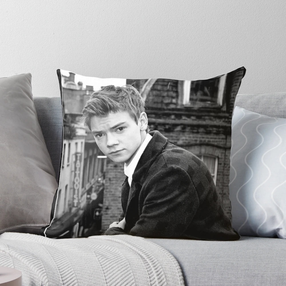 Thomas Brodie-Sangster Pillow - Officially Licensed Celebrity Merchandise