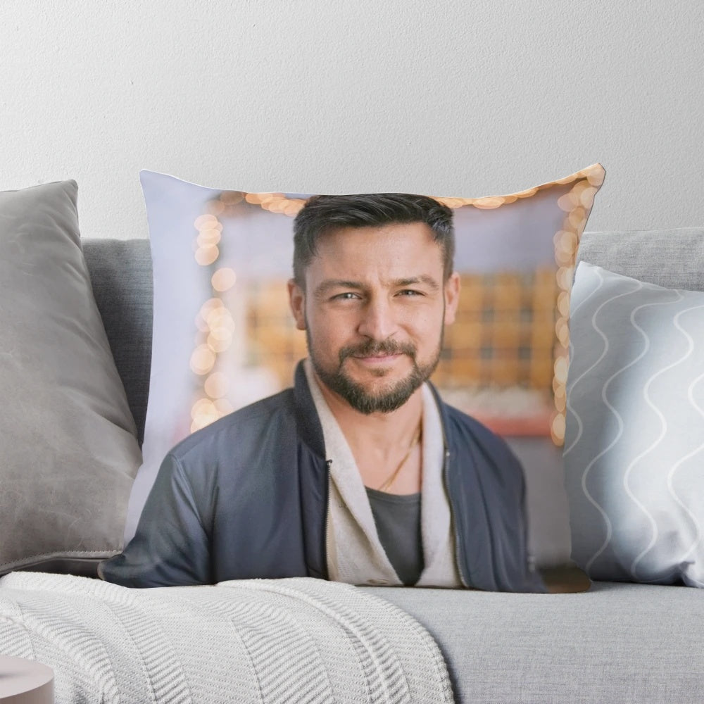 Plush Tyler Hynes Christmas Pillow for Fans
