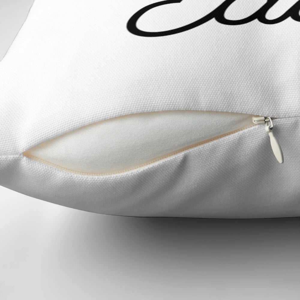 A cozy pillow featuring the iconic Absolutely Fabulous characters Patsy and Eddie, perfect for friends.