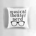 Soft and plush musical theater-themed pillow for the ultimate theater enthusiast.