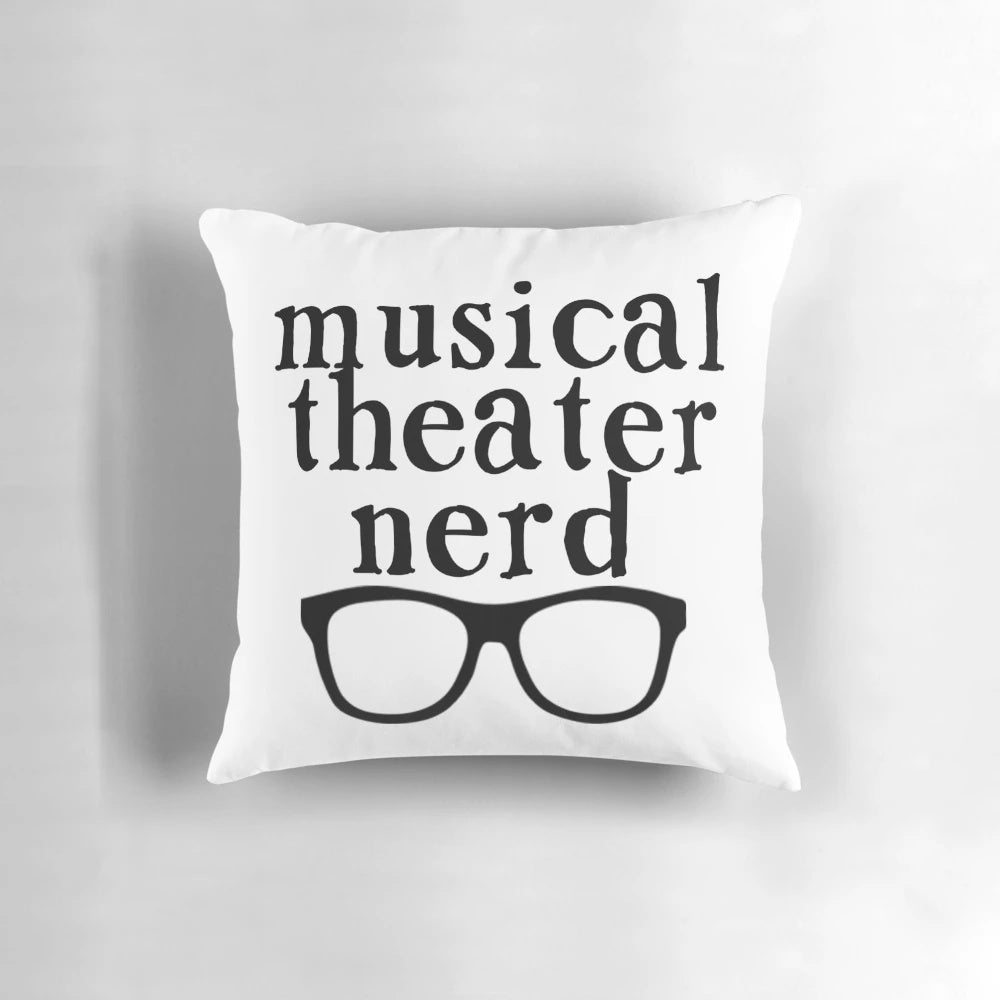 Soft and plush musical theater-themed pillow for the ultimate theater enthusiast.
