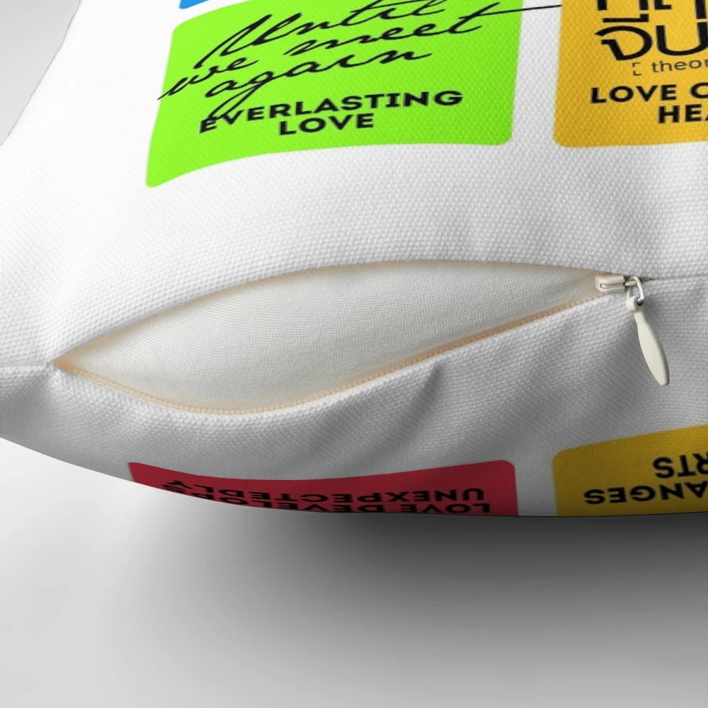 Soft, plush pillow featuring beloved Thai BL characters, perfect for BL fans.