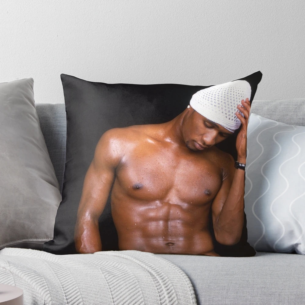 Stylish and comfortable pillow featuring the iconic Usher singer logo and design