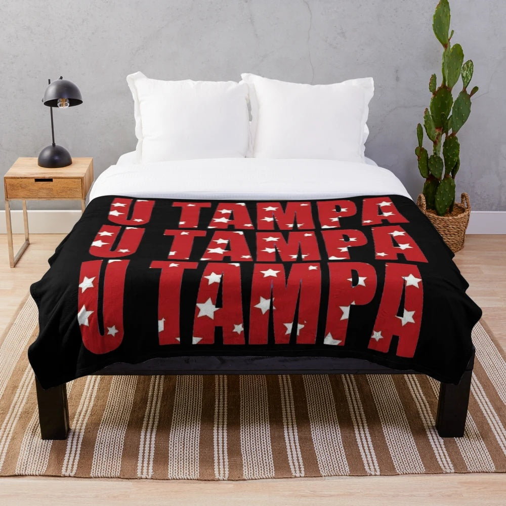 utampa Plush Blanket with Stars