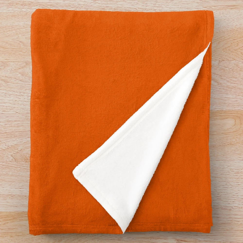 Soft and comfortable Utica College plush blanket