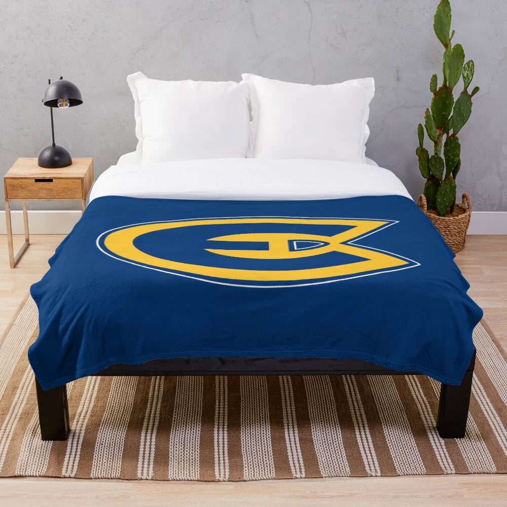 University of Wisconsin-Eau Claire Badgers plush blanket