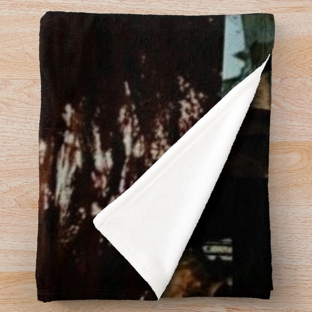 Vamp plush blanket with gothic and vampire design