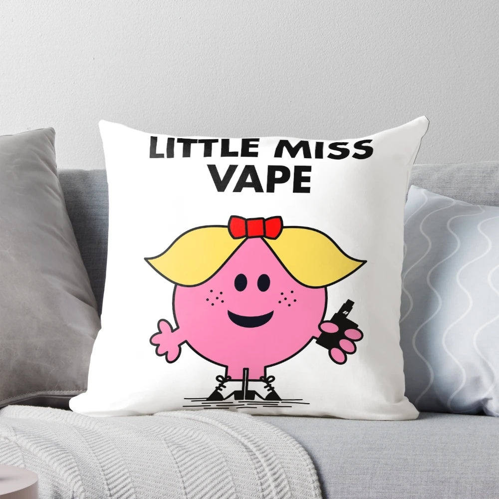 Pillow featuring a vaping-themed design for vape enthusiasts and cloud chasers.