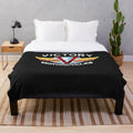 Victory Motorcycles inspired plush blanket