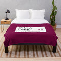 Plush blanket with Villa Park design for Aston Villa supporters