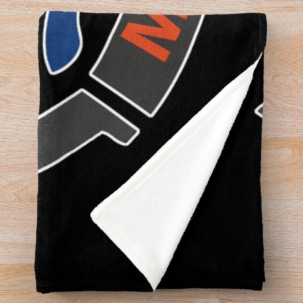 Plush blanket featuring the classic design of a Morris Minor 1000 vintage car