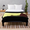 Vintage-inspired plush blanket featuring the album artwork from Wishbone Ash's 'Argus