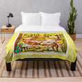 Genesis Plush Blanket with vintage-style design