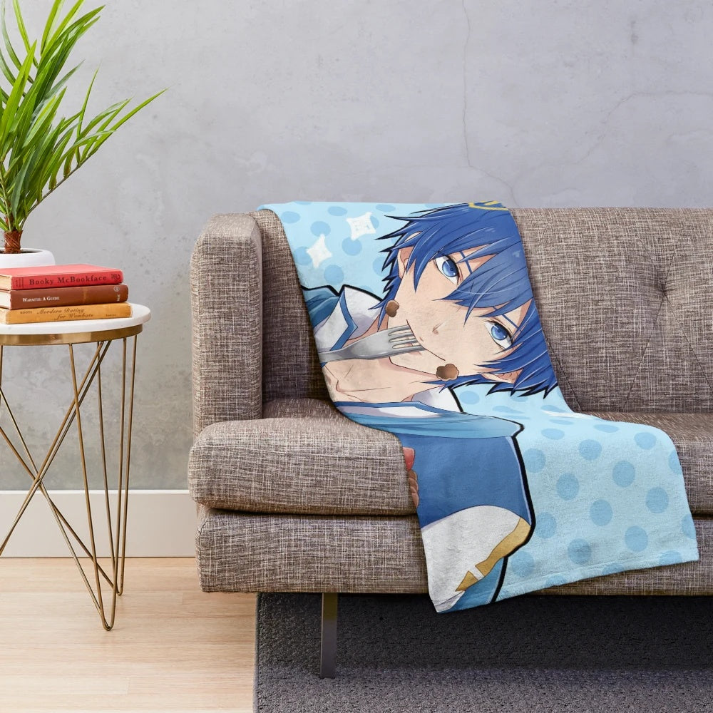Vocaloid Kaito Plush Blanket