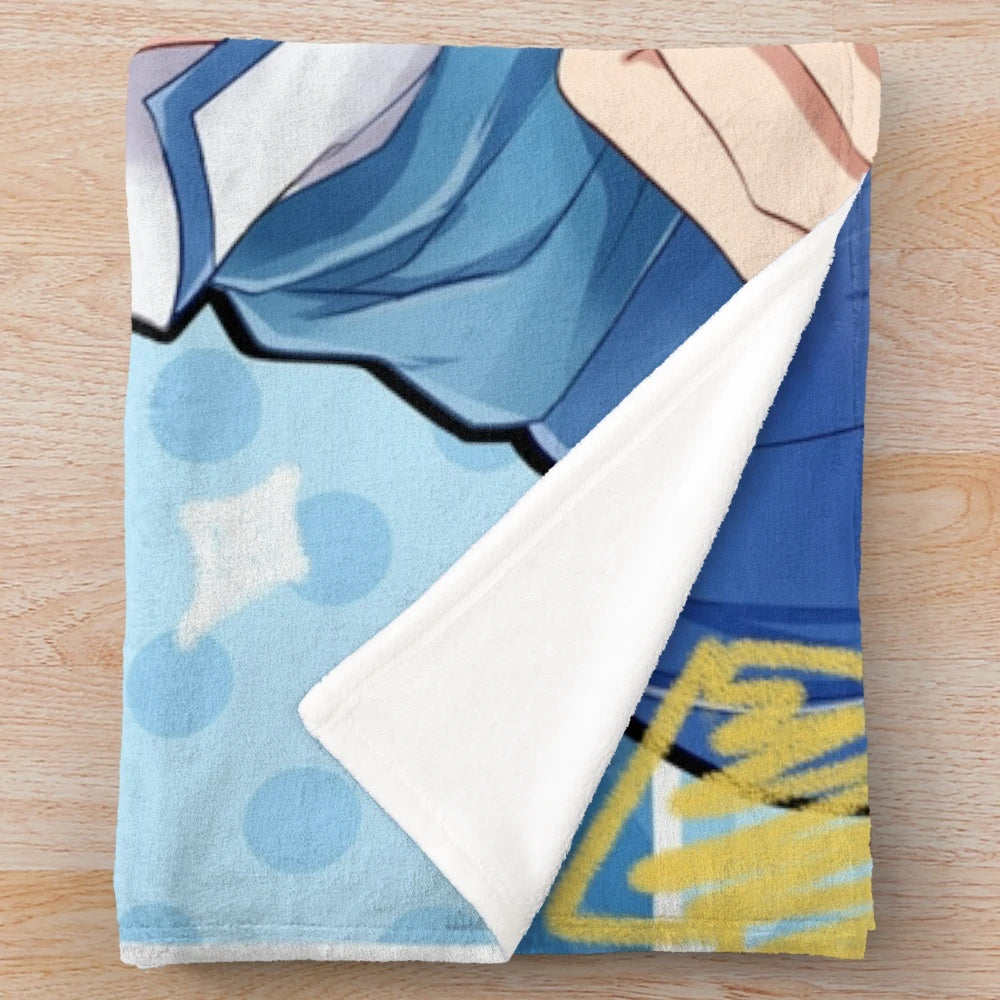 Vocaloid Kaito Plush Blanket