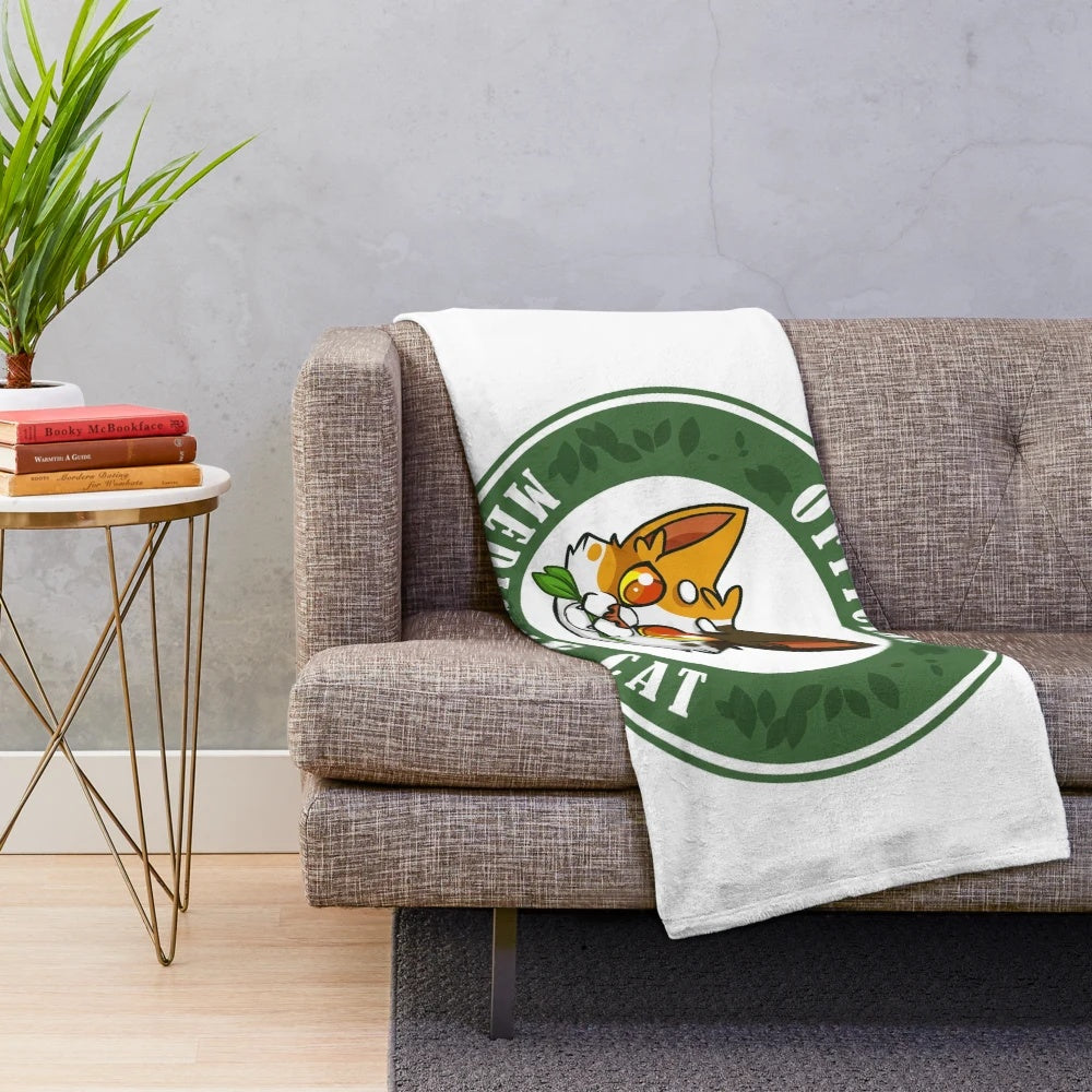 Warriors inspired medicine cat plush blanket