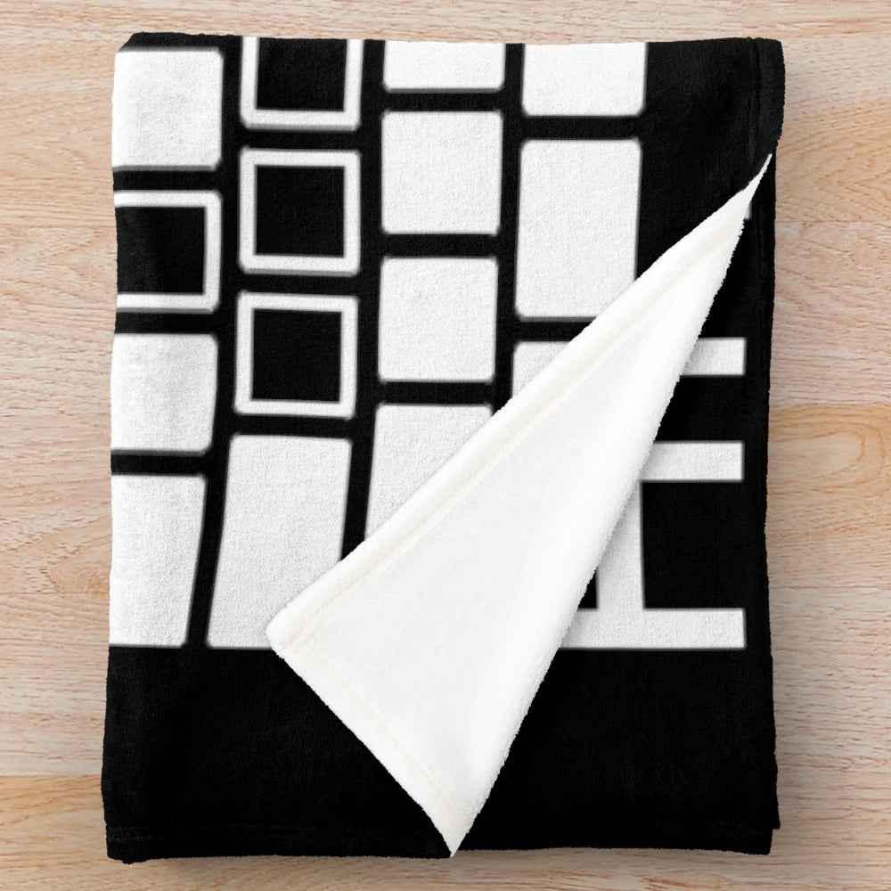 Soft and comfortable WASD plush blanket for PC gamers