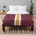 Washington football themed plush blanket with abstract design