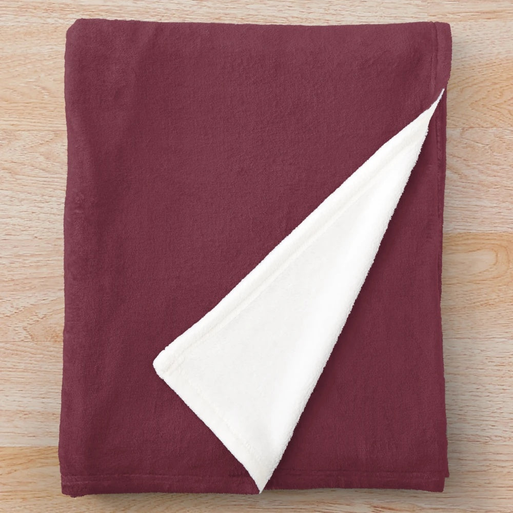 Washington football themed plush blanket with abstract design