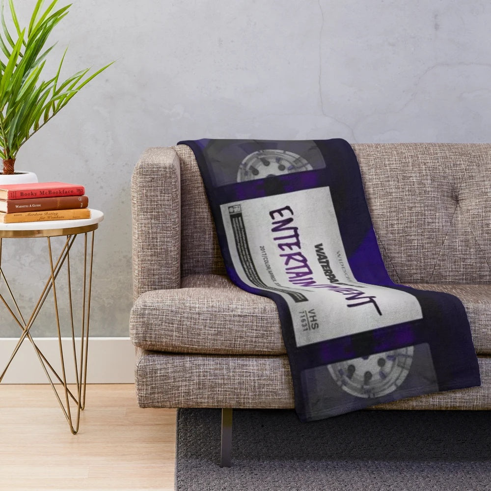 Waterparks-inspired plush blanket with band logo