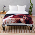 Soft and cuddly plush blanket featuring the adorable Welsh Springer Spaniel breed