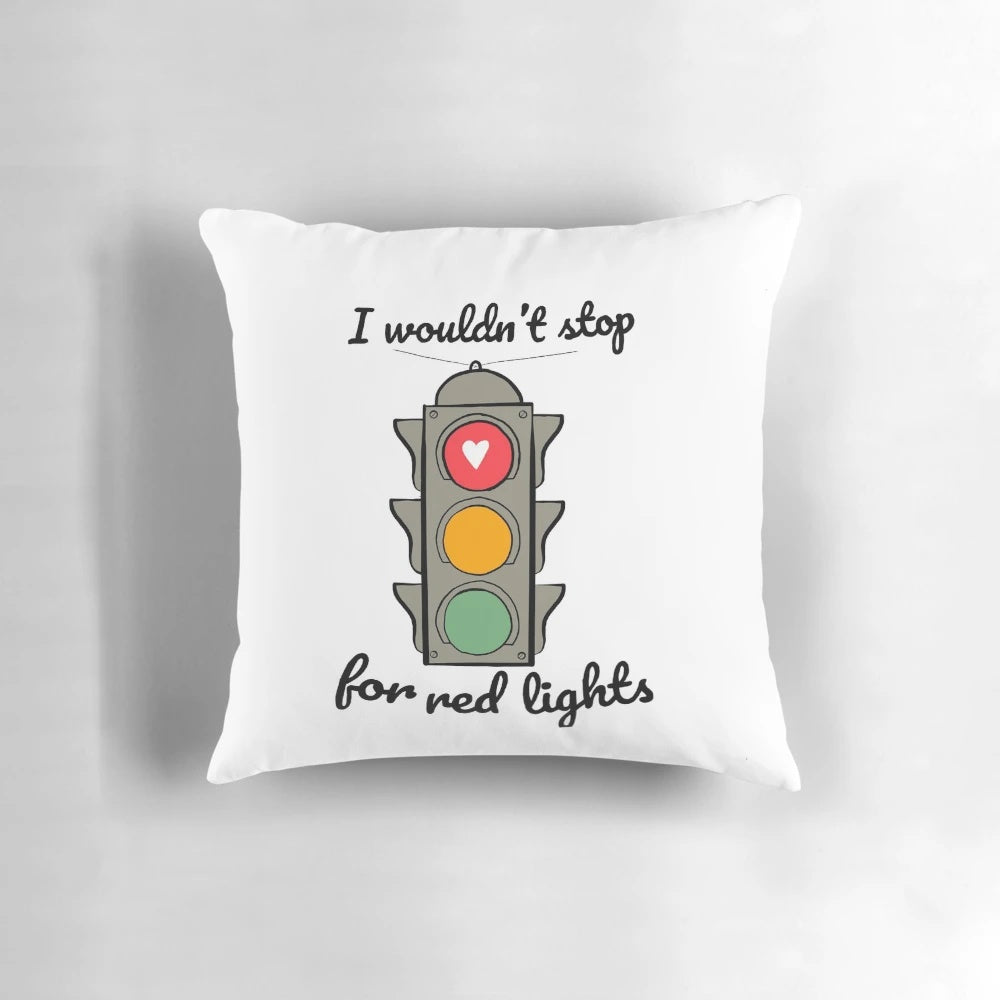 West Wing Donna and Josh Wouldn't Stop for Red Lights Decorative Pillow