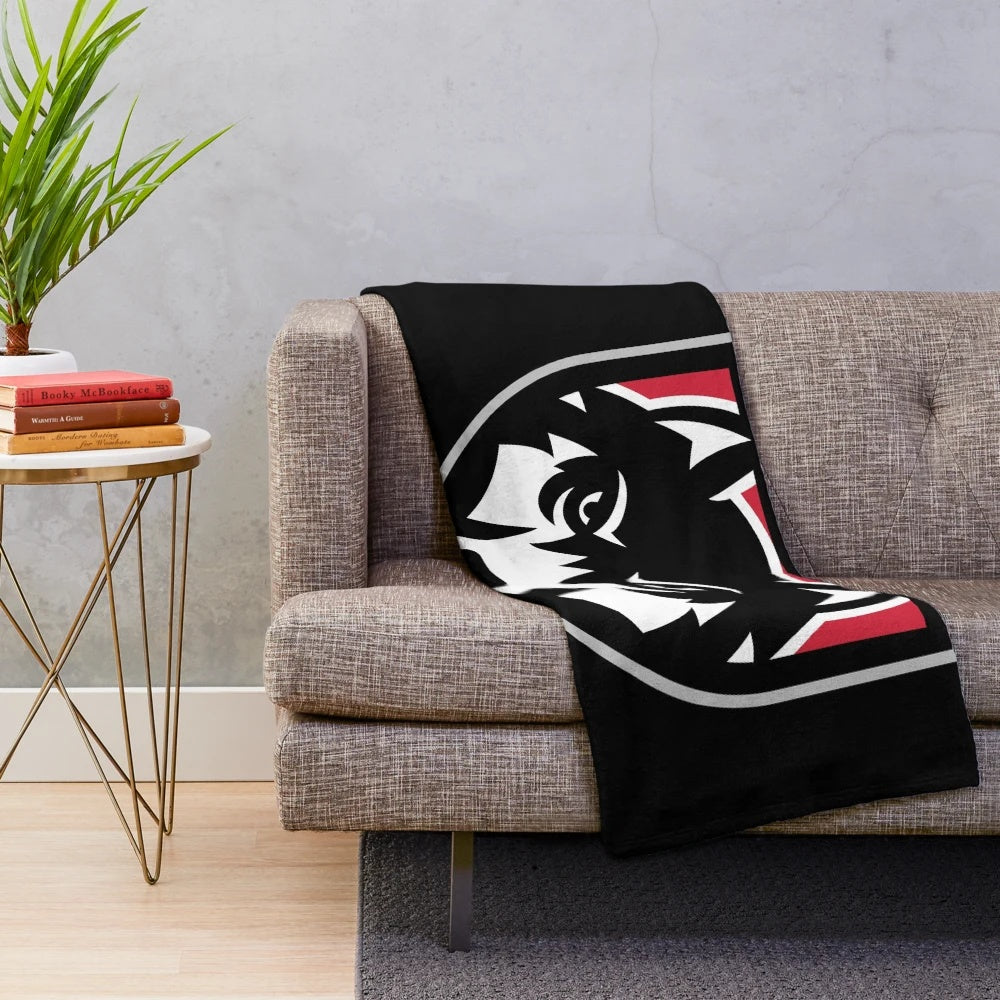 Western Oregon Wolves Inspired Plush Blanket