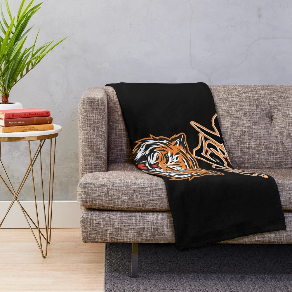 Wests Tigers Plush Blanket with Team Logo