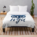 Soft and comfortable plush blanket featuring the Western Governors University (WGU) logo and design