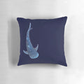 Soft and plush whale shark decorative pillow